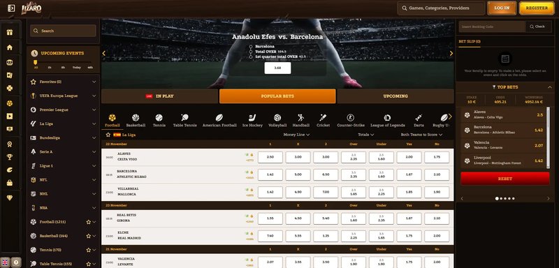Présentation de lizaro casino en ligne